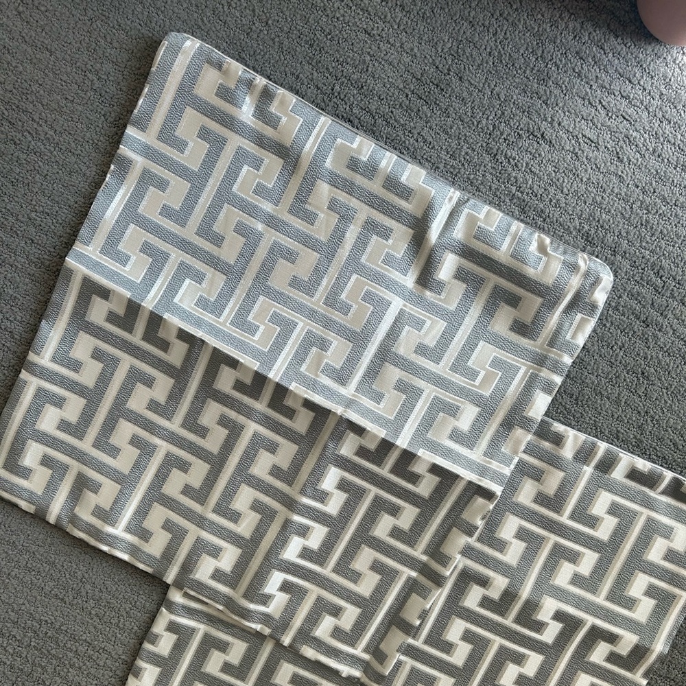 Two 20x20 luxury pillow covers
